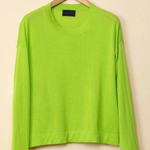 ça va de soi !! Boxy pistachio-coloured cotton sweater, nearly new !! SM